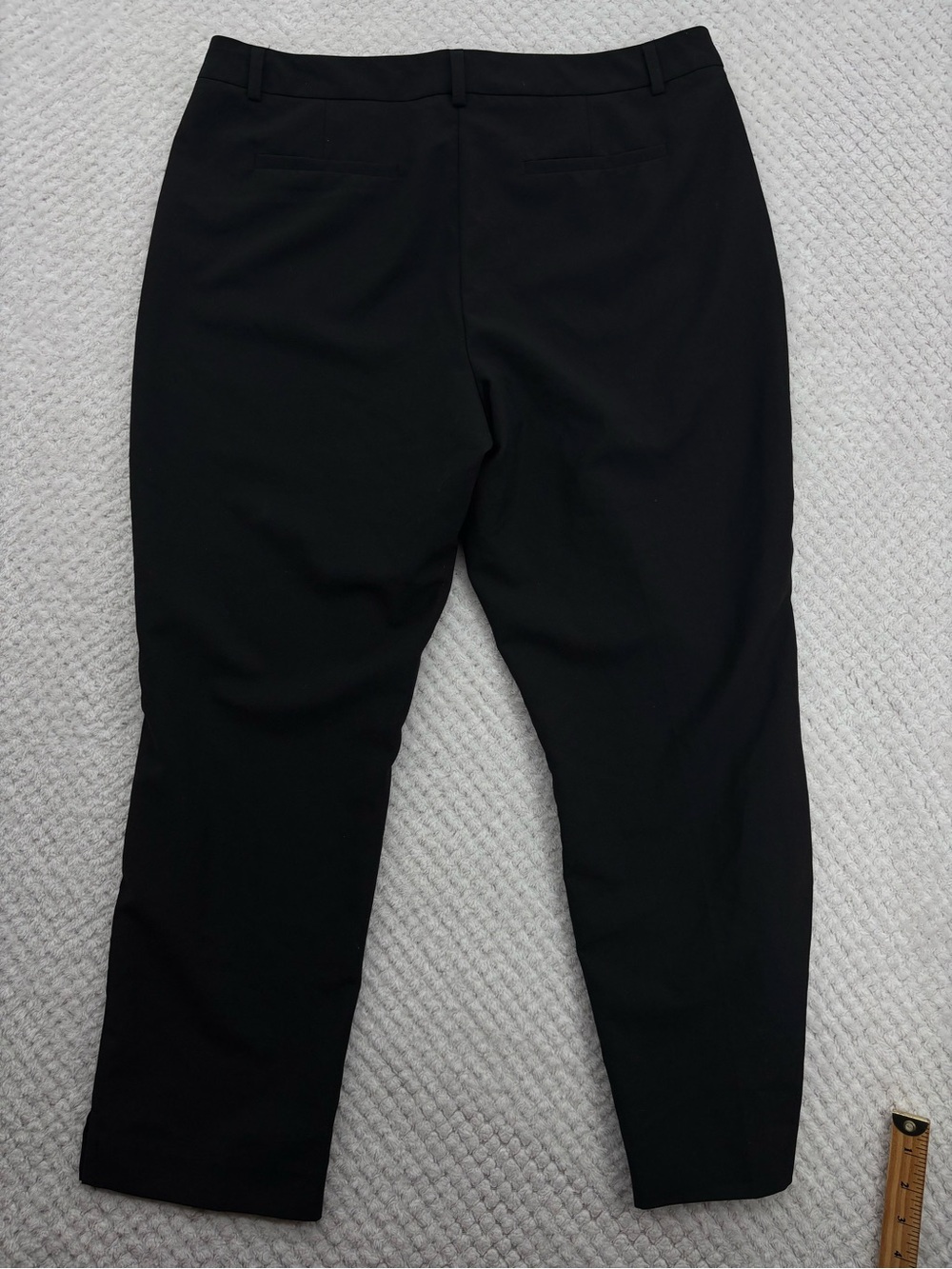 Reitmans Women’s Black Work Pants Size 13 Ankle Slit Trousers - Picture 5 of 11